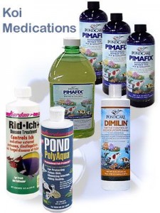 Koi Medications Pond Parts carries an extensive line of quality products for ensuring the health and vitality of your Koi.