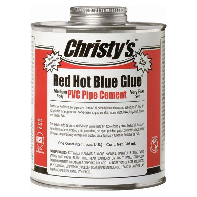 Red Hot Blue Glue PVC Glue Adhesives